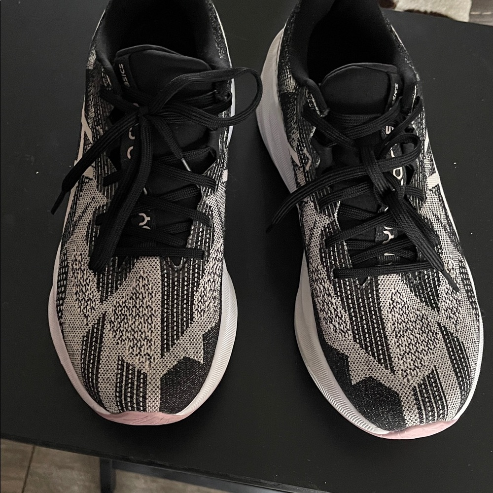 Asics Black and White Women's Sneakers